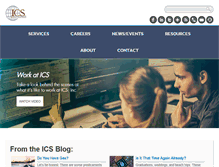 Tablet Screenshot of icsinc.com